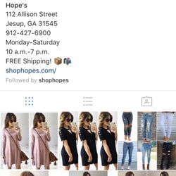Hope's - Hope's - Instagram for their Jesup location