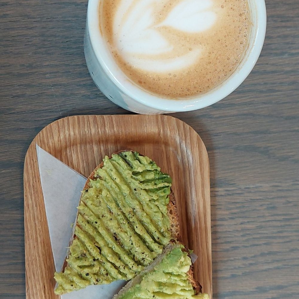 Monogram Coffee - Avacado and lime vinaigrette toast. Americano - Coffee & Tea Near Me - Calgary, Alberta Monogram Coffee - Avacado and lime vinaigrette toast. Americano - Coffee & Tea Near Me - Calgary, Alberta