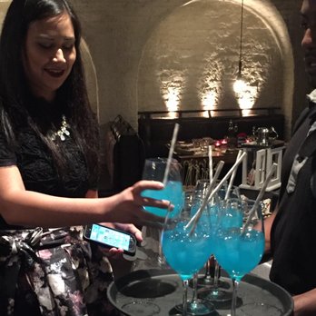 Cibo Wine Bar - "Ocean water" - blue mocktails for my sis's shower:) - Wine Bars Near Me - Toronto, Ontario