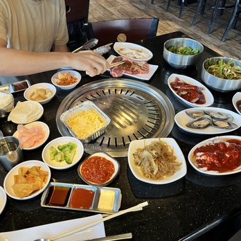 Hot Stone Korean Kitchen - Our KBBQ set up - Korean Near Me - Fairfield, California Hot Stone Korean Kitchen - Our KBBQ set up - Korean Near Me - Fairfield, California
