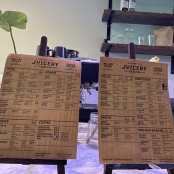 Juicery Harlem - Menu - Juice Bars & Smoothies Near Me - New York, New York