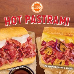 TOGO'S Sandwiches - Try one of our Newest Pastrami Sandwiches – Pastrami Dip & Pastrami Cheese Steak!