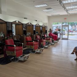 Chesterbrook Barber & Style Shop - Inside the Chesterbrook Barber Shop's new location on Old Dominion