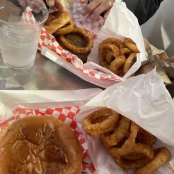 Brenda's Burgers - First time here and all I can say is OMCHEESE! It's been a while since we had a fresh cooked burger on the spot! Will definitely return
