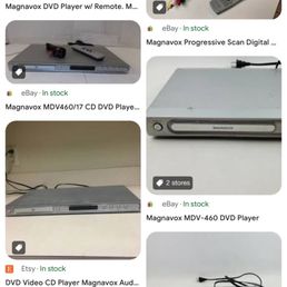 $8 dvd cd vcd mp3 jpeg wma player Magnavox MDV460/17B DVD/CD/Player.