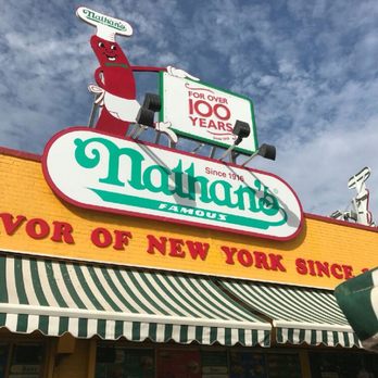 Nathan's Famous - Coney Island hot dogs! - Hot Dogs Near Me - Brooklyn, New York