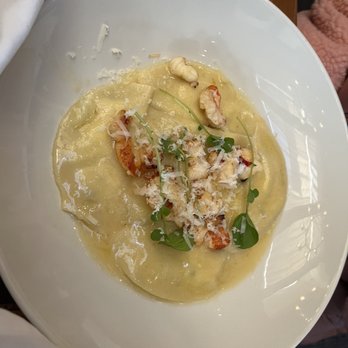 Spaghettini - Lobster ravioli - Italian Near Me - Seal Beach, California Spaghettini - Lobster ravioli - Italian Near Me - Seal Beach, California