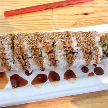 Dharma Sushi - Vegan swagger roll: tofu, cucumber, carrot, cilantro, and vegan Unami sauce - Sushi Bars Near Me - Boise, Idaho