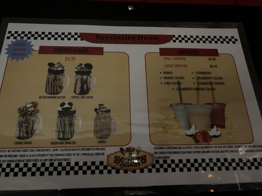 Menu photo 7 The Hyde Out Grill @ My 2 Scoops Creamery Acworth, GA