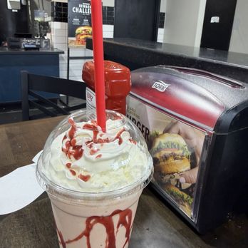 Wayback Burgers - STRAWBERRY MILKSHAKE - Chicken Shop Near Me - Kansas City, Missouri Wayback Burgers - STRAWBERRY MILKSHAKE - Chicken Shop Near Me - Kansas City, Missouri