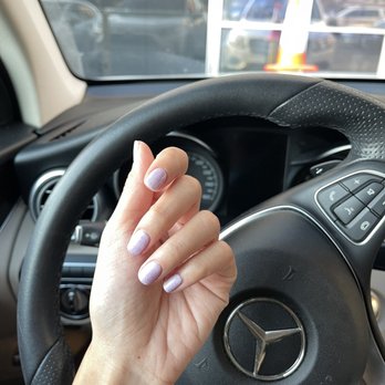 Nail Story - Lavender Gel Manicure - Nail Salons Near Me - Honolulu, Hawaii