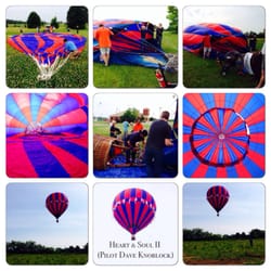 Point Mallard Campground - Our crew setting up for a morning flight (20140524) at the 37th Alabama Jubilee Hot Air Balloon Classic in Decatur, AL.