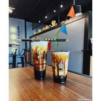 Tiger Sugar - Signature drink & espresso before being shaken | #intenselypassionatephotography - Bubble Tea Near Me - Edison, New Jersey