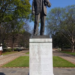 Statue of Dr Martin Luther King Jr. - Its a new day of Love! Faith is taking the first step even though you cant see the whole staircase - MLK God bless you..
