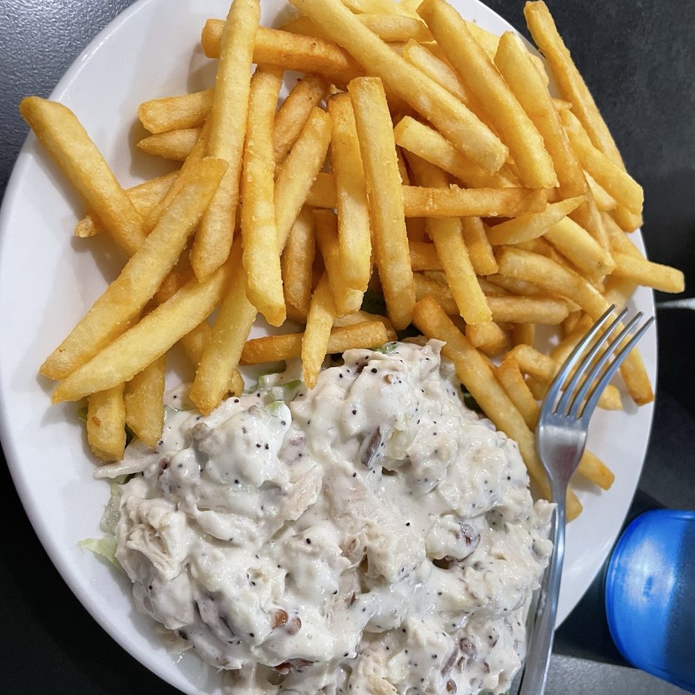 Crave - Chicken salad and fries. - Desserts Near Me - Saint Francis, Kansas Crave - Chicken salad and fries. - Desserts Near Me - Saint Francis, Kansas