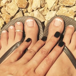 Love my clean mani and pedi!
