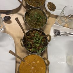 Mother India Cuisine - Shahi paneer , saag paneer, daal makhani, bhindi