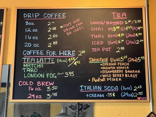 Menu photo 5 Sabino's Coffee San Leandro, CA