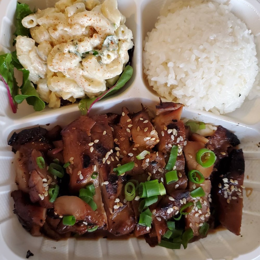 Cafe Moon - BBQ Chicken Plate - Korean Near Me - Kihei, Hawaii Cafe Moon - BBQ Chicken Plate - Korean Near Me - Kihei, Hawaii