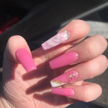 Nail Spa - Anna did these nails! Amazing variety of designs she can do. Worth the hour drive for sure! - Nail Salons Near Me - Ellenton, Florida
