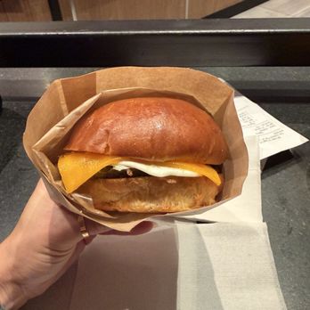 Eggslut - Sausage, Egg & Cheese - Breakfast & Brunch Near Me - Las Vegas, Nevada Eggslut - Sausage, Egg & Cheese - Breakfast & Brunch Near Me - Las Vegas, Nevada