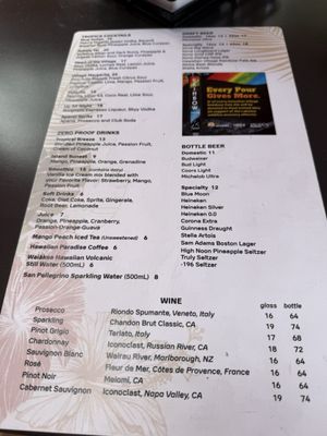 Menu photo 1 Tropics Bar & Grill Honolulu, HI Menu photo 1 Tropics Bar & Grill Honolulu, HI