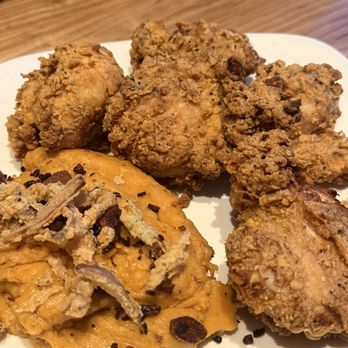 Roots Seasonal Cuisine - Buttermilk Fried Chicken - New American Near Me - Lee's Summit, Missouri
