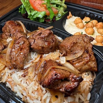 Layla's Falafel - Shish Kabob Platter - Middle Eastern Near Me - Stamford, Connecticut