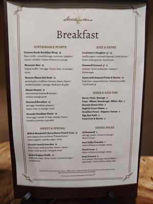 Menu photo 6 Stillwaters Restaurant Roanoke, WV