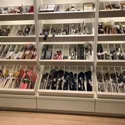 Williams-Sonoma - A wonderful wall of kitchen utensils and cutlery.