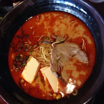 Momiji - Extra spicy tonkotsu with corn and tofu ! - Ramen Near Me - Colma, California