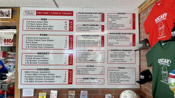 Menu photo 4 Oscar's Famous Ribs Branson, MO