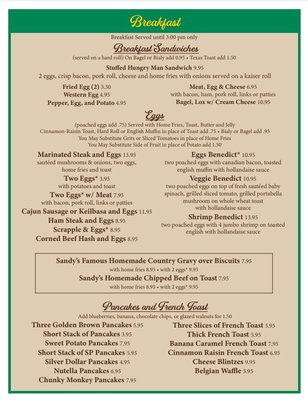 Menu photo 6 Sandy's Cozy Corner Lakehurst, NJ