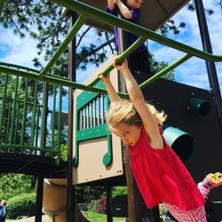 A Child's Way Kindergarten-Preschool - My kids on the playground at A Child's Way Kindergarten Preschool.