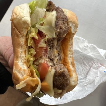 Dairy Queen Grill & Chill - So this is actually their $10 burger - Fast Food Near Me - Renton, Washington