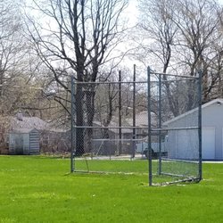 Riley Park - Kokomo - Baseball backstop, but not much of a field, just space