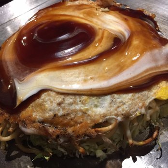 Fugetsu - Sunnyvale - Cheese and egg had both cabbage and noodles - Japanese Near Me - Sunnyvale, California