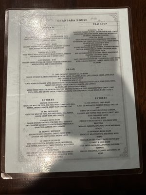 Menu photo 1 Chandara House Lynden, WA