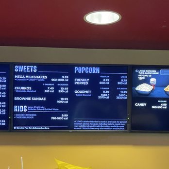AMC Fullerton 20 - Menu prices as of June 2022 - Cinema Near Me - Fullerton, California