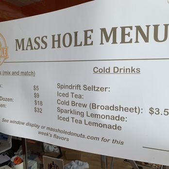 Mass Hole Donuts - Menu- Drinks - Donuts Near Me - Somerville, Massachusetts Mass Hole Donuts - Menu- Drinks - Donuts Near Me - Somerville, Massachusetts