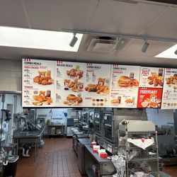 KFC - The menu for KFC