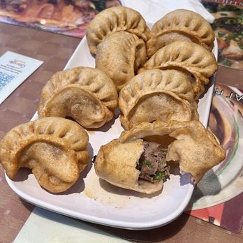 Lhasa Liang Fen - Fried beef momo - Chinese Near Me - Elmhurst, New York
