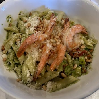 One13 Social - Matcha pesto shrimp - New American Near Me - Carlisle, Pennsylvania