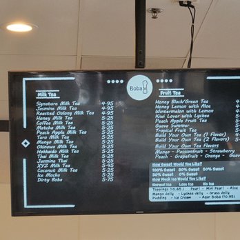 Boba X - Menu 1/27 - Bubble Tea Near Me - Dublin, California Boba X - Menu 1/27 - Bubble Tea Near Me - Dublin, California
