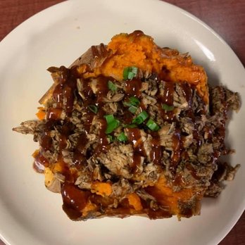 Jolly's - a plate of food on a table - Barbeque Near Me - Killeen, Texas Jolly's - a plate of food on a table - Barbeque Near Me - Killeen, Texas