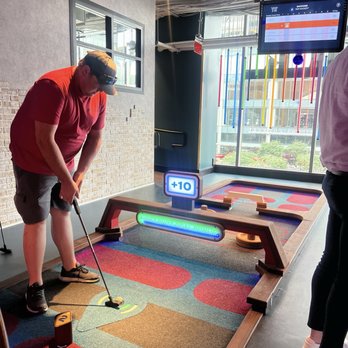 Puttshack - Houston - Emerald holes. - Mini Golf Near Me - Houston, Texas