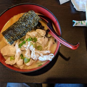 Poke Fish - Came back and got the chicken ramen, SO got the seafood ramen.  Quite impressed that an establishment can do both poke and ramen well! - Poke Near Me - Ann Arbor, Michigan