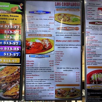 Taqueria Los Compadres - Menu - Mexican Near Me - Sacramento, California