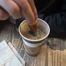 Marin Coffee Roasters - Coffee and what was left of the almond croissant
