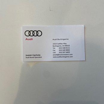 Rector Motor Car Company - Business card - Car Dealers Near Me - Burlingame, California Rector Motor Car Company - Business card - Car Dealers Near Me - Burlingame, California